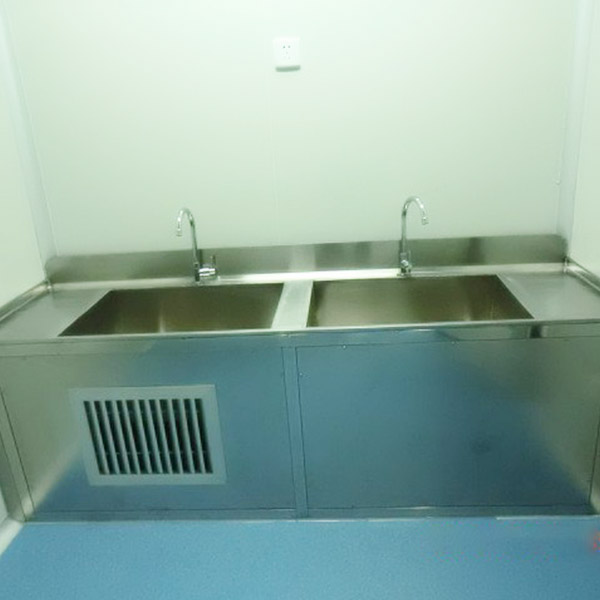 雙人位不銹鋼洗手池